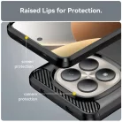 Techsuit - Carbon Silicone - Xiaomi Redmi Note 15 Pro 4G - Fekete tok