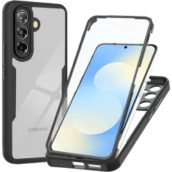   Techsuit - ColorVerse 360 Széria + Képernyővédő - Samsung Galaxy A57 5G - Fekete tok