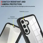 Techsuit - ColorVerse 360 Széria + Képernyővédő - Samsung Galaxy A57 5G - Fekete tok
