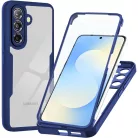Techsuit - ColorVerse 360 Series + Üvegfólia - Samsung Galaxy A57 5G - Kék tok
