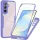 Techsuit - ColorVerse 360 Series + Kijelzővédő - Samsung Galaxy A57 5G - Lila tok