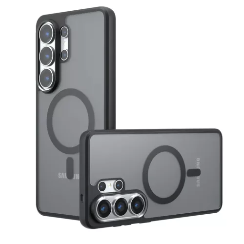 Samsung Galaxy S26 Ultra Matt Fekete Techsuit PureFrost MagSafe tok