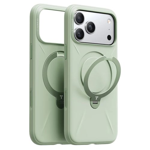 iPhone 17 Pro Max Matcha Green Torras QPRO Silicone Series tok