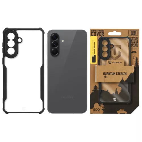 Samsung Galaxy A57 Clear/Black Tactical Quantum Stealth tok