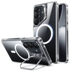   Samsung Galaxy S26 Classic Hybrid Kickstand Magsafe Prémium átlátszó tok