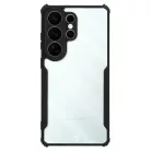 Samsung Galaxy S26 Ultra Átlátszó/Fekete Tactical Quantum Stealth fliptok
