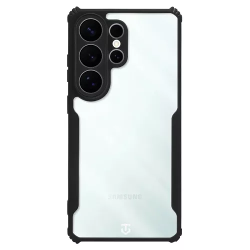 Samsung Galaxy S26 Ultra Átlátszó/Fekete Tactical Quantum Stealth fliptok
