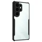 Samsung Galaxy S26 Ultra Átlátszó/Fekete Tactical Quantum Stealth fliptok