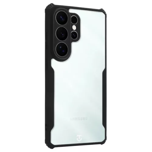Samsung Galaxy S26 Ultra Átlátszó/Fekete Tactical Quantum Stealth fliptok