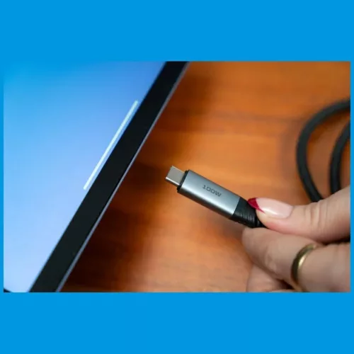 Verbatim Sync & Charge USB-C - USB-C 100W PD3.0/QC3.0 120cm fekete kábel