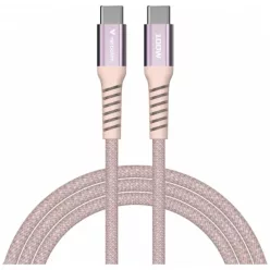   Verbatim Sync & Charge USB-C - USB-C 100W PD3.0/QC3.0 120cm rózsaszín kábel