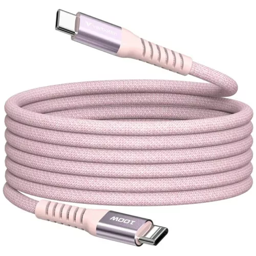 Verbatim Sync & Charge USB-C - USB-C 100W PD3.0/QC3.0 120cm rózsaszín kábel