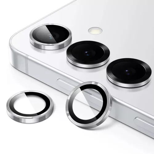 Samsung Galaxy S26 / S26 Plus Ezüst Lito Titanium AR Kamera Üveg üvegfólia