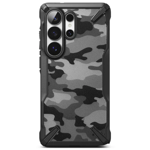 Samsung Galaxy S26 Ultra Camo Black Ringke Fusion X tok