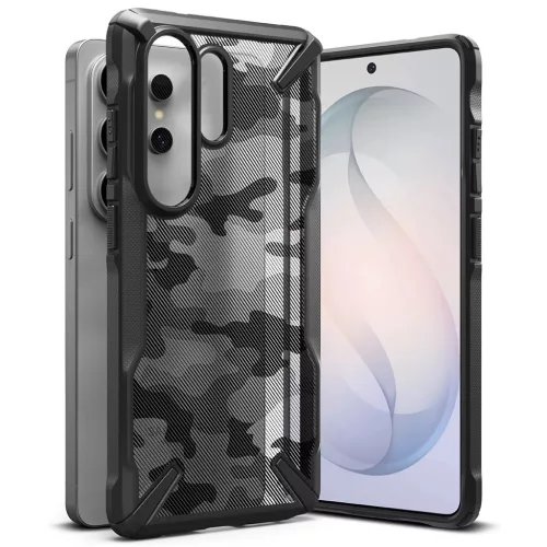 Samsung Galaxy S26 Ultra Camo Black Ringke Fusion X tok