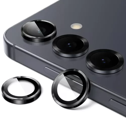 Samsung Galaxy S26 / S26 Plus Fekete Lito Titanium AR Kameraüveg üvegfólia