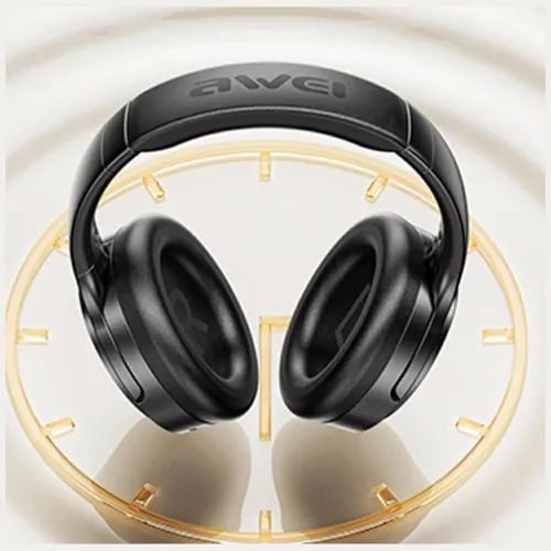 AWEI AT20 Bluetooth over-ear fejhallgató fekete