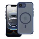 iPhone 17 Pro Max teljesen matt mágneses tok kék