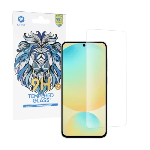 Lito - 2.5D Klasszikus Üveg - Samsung Galaxy S24 FE - Átlátszó üvegfólia