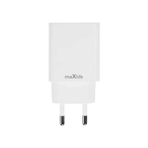 Maxlife MXTC-13-20AC PD QC töltő 1x USB-C 1x USB 20W fehér