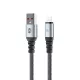 Apple eszközökhöz fekete Forever Braix USB - Lightning kábel 1,0 m 3A