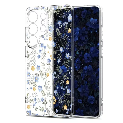 Samsung Galaxy S26 Ultra tok Tech-Protect FlexAir Kerti Virágok tok