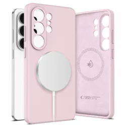   Samsung Galaxy S26 Ultra tok Tech-protect Silicone Magsafe Rózsaszín Gyöngy tok