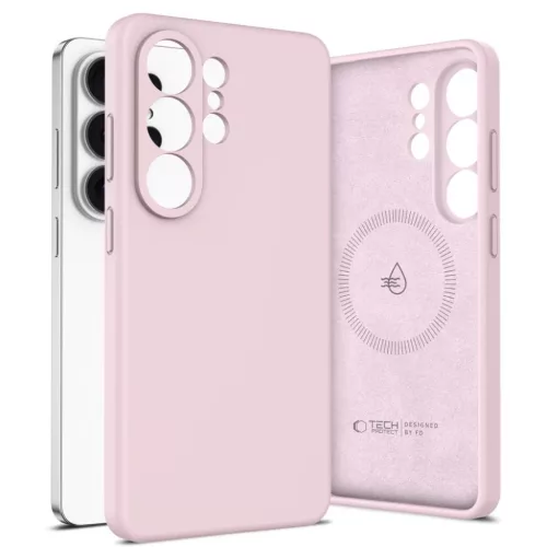Samsung Galaxy S26 Ultra tok Tech-protect Silicone Magsafe Rózsaszín Gyöngy tok
