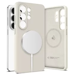   Samsung Galaxy S26 Ultra Tech-Protect Silicone Magsafe tok Cosmic Latte / Beżowy