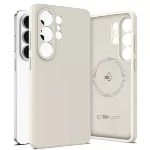 Samsung Galaxy S26 Ultra Tech-Protect Silicone Magsafe tok Cosmic Latte / Beżowy