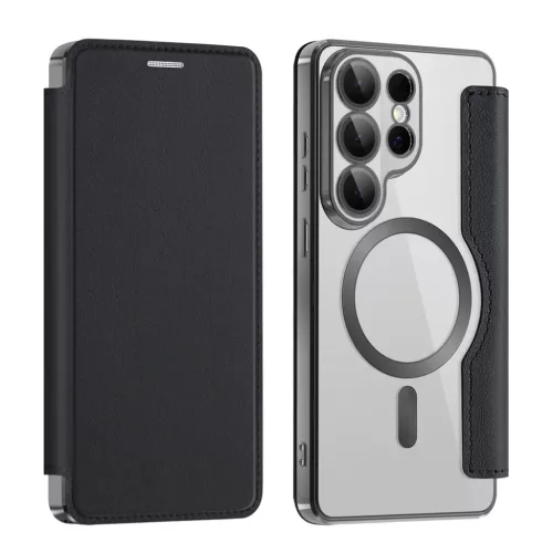 Samsung Galaxy S26 Ultra Fekete Techsuit SmartMag fliptok
