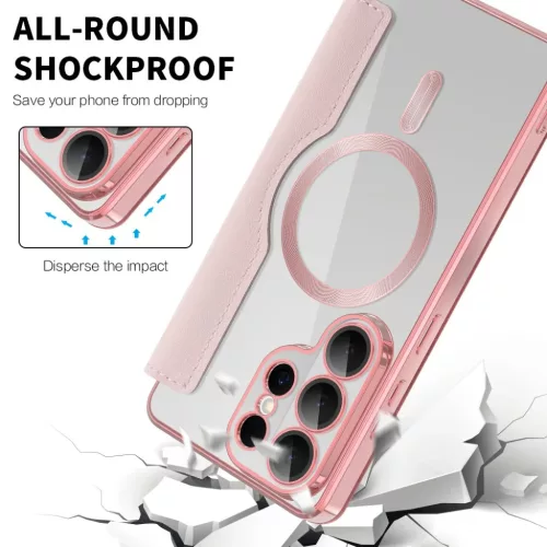 Samsung Galaxy S26 Ultra Pink Techsuit SmartMag Fliptok