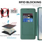 Samsung Galaxy S26 Zöld Techsuit SmartMag fliptok