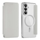 Samsung Galaxy S26 Szürke Techsuit SmartMag fliptok