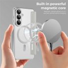 Samsung Galaxy S26 Szürke Techsuit SmartMag fliptok