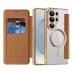 Samsung Galaxy S26 Ultra Barna Techsuit SmartMag fliptok
