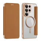 Samsung Galaxy S26 Ultra Barna Techsuit SmartMag fliptok