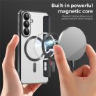 Samsung Galaxy S26 Fekete Techsuit SmartMag fliptok