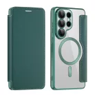 Samsung Galaxy S26 Ultra Zöld Techsuit SmartMag Fliptok