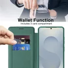 Samsung Galaxy S26 Ultra Zöld Techsuit SmartMag Fliptok