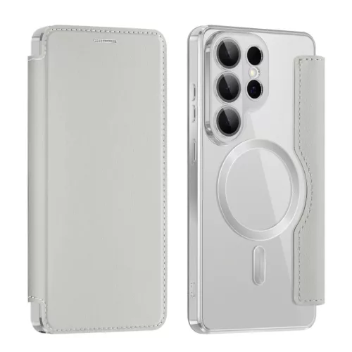 Samsung Galaxy S26 Ultra Szürke Techsuit SmartMag fliptok