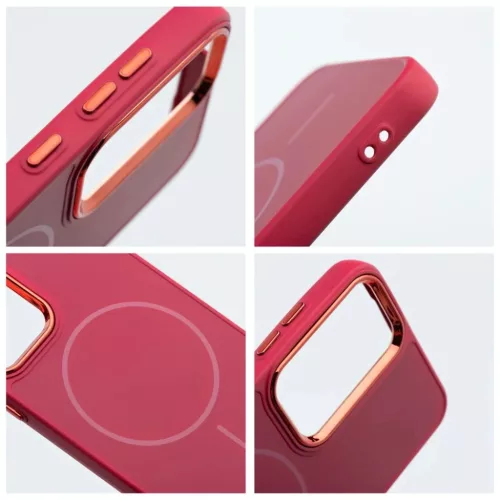 KERETES MÁGNESES TAKARÓ Tok, MagSafe kompatibilis SAMSUNG S26 Ultra készülékhez, magenta