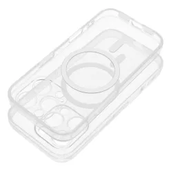   Samsung Galaxy S26 Ultra átlátszó csillogó MagSafe kompatibilis tok (kameravédelem)