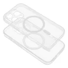 Samsung Galaxy S26 Ultra átlátszó csillogó MagSafe kompatibilis tok (kameravédelem)