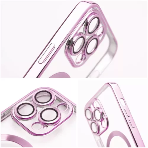 Samsung Galaxy S26 Ultra tok Electro Mag Cover kompatibilis MagSafe-fel arany-rózsaszín