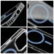 Samsung Galaxy S26 Ultra tok Színes Gyűrű Drop Glue Mag Cover tok kompatibilis MagSafe világoskék