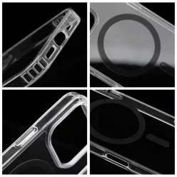   Samsung Galaxy S26 Ultra fekete színű színes gyűrűs Drop Glue MagSafe tok