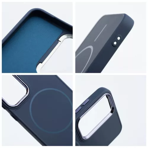Samsung Galaxy S26 Ultra tok, mágneses Frame Mag Cover, sötétkék tok