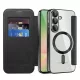Samsung Galaxy A57 5G Fekete Techsuit SmartMag fliptok