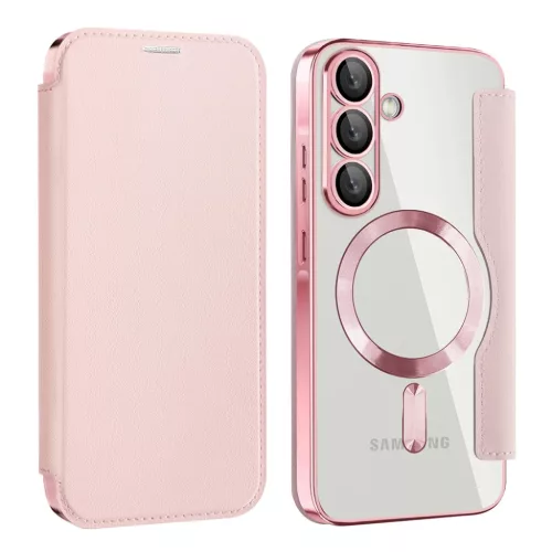 Samsung Galaxy A57 5G Pink Techsuit SmartMag Fliptok